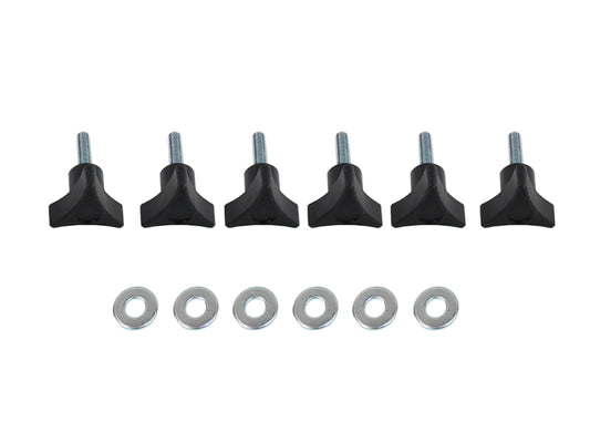 Kentrol 04-06 Jeep Wrangler TJ Unlimited LJ Hardtop Screws Unlimited - Textured Black - eliteracefab.com
