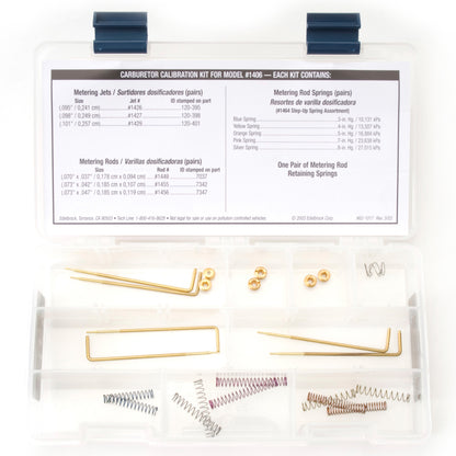 Edelbrock Jet / Rod Kit for 1406 - eliteracefab.com
