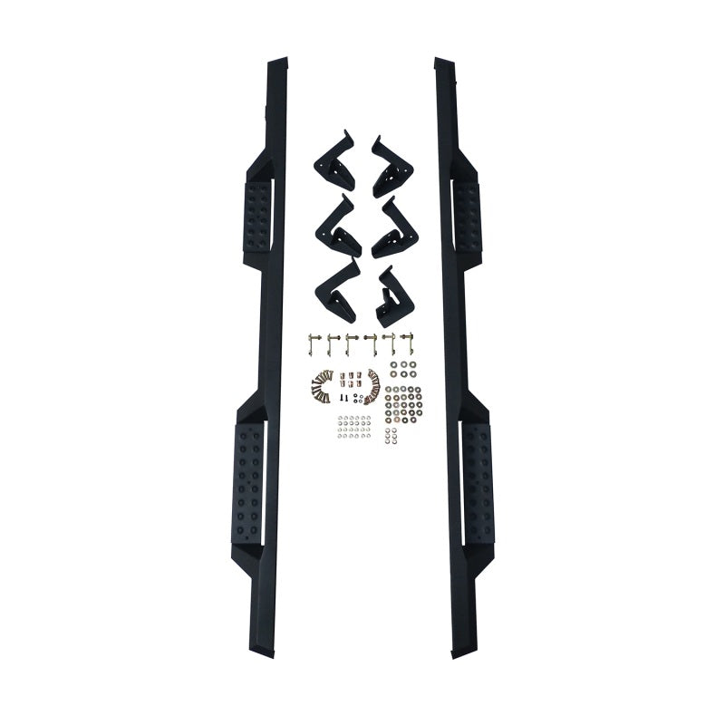 Westin/HDX 09-18 Dodge/Ram 1500 Quad Cab Drop Nerf Step Bars - Textured Black - eliteracefab.com