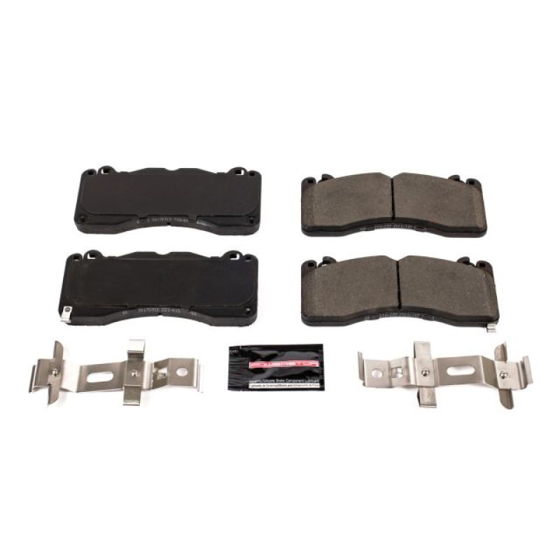 Power Stop 15-19 Ford Mustang Front Z23 Evolution Sport Brake Pads w/Hardware - eliteracefab.com