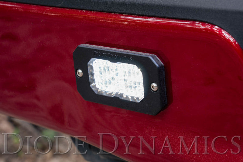 Diode Dynamics Stage Series 2 In LED Pod Pro - White Flood Flush WBL Each