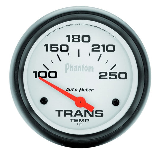 Autometer Phantom 2-5/8in 100-250 Degree F Electric Transmission Temp Gauge 5857