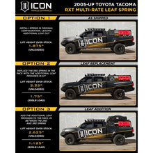 Load image into Gallery viewer, ICON 05-15 Toyota Tacoma 0-3.5in/16-17 Toyota Tacoma 0-2.75in Stage 9 Suspension System w/Billet Uca - eliteracefab.com