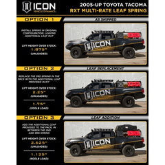 ICON 05-15 Toyota Tacoma 0-3.5in/16-17 Toyota Tacoma 0-2.75in Stage 9 Suspension System w/Billet Uca - eliteracefab.com