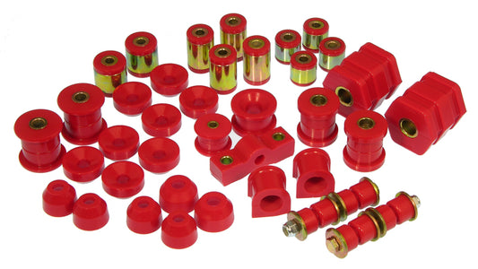 Prothane Total Vehicle Suspension Bushing Kit for 1996–2000 Honda Civic w/o Upper C-Arm Bushings, Red – 8-2017