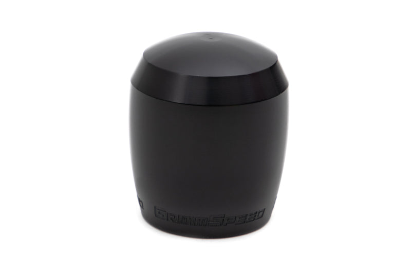 GrimmSpeed Stubby Shift Knob Black Delrin - M12x1.25 - eliteracefab.com