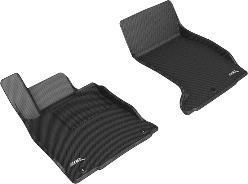 3D MAXpider L1GS00411509 2019-2023 Genesis G70 AWD Kagu 1st Row Floormat - Black 3D MAXpider