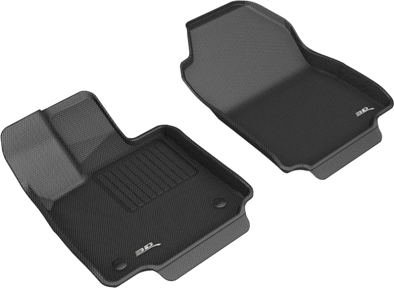 3D MAXpider 2019-2020 Toyota RAV4 Kagu 1st Row Floormat - Black 3D MAXpider