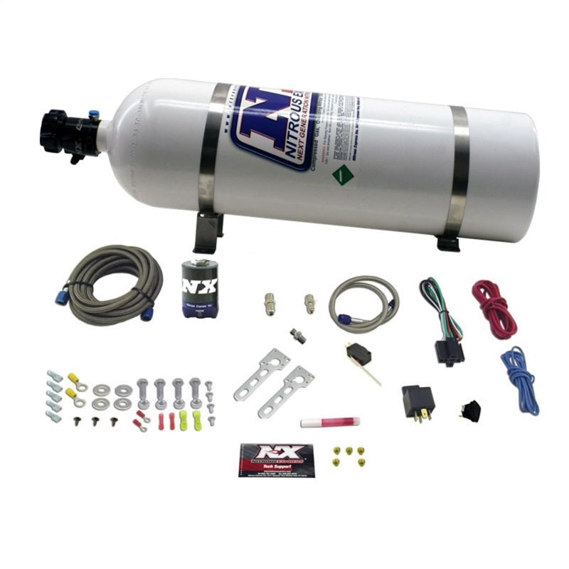 Nitrous Express Diesel Stacker 2 Nitrous Kit w/15lb Bottle - eliteracefab.com