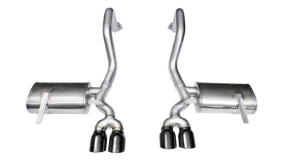 Corsa 97-04 Chevrolet Corvette C5 Z06 5.7L V8 Xtreme Axle-Back Exhaust w/ Black Tips CORSA Performance