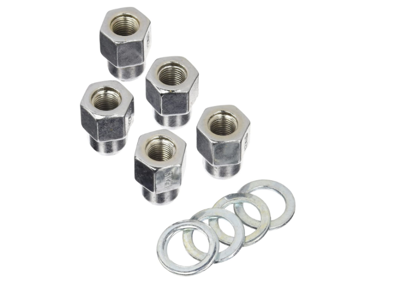 Weld Closed End Lug Nuts w/Centered Washers 12mm x 1.5 - 5pk. - eliteracefab.com