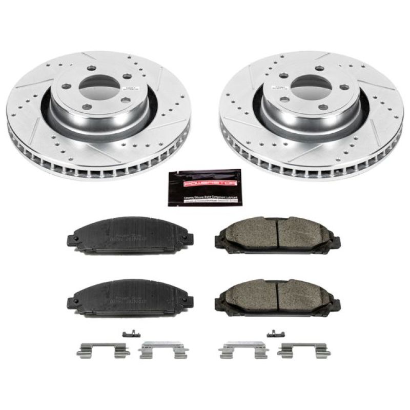 Power Stop 15-19 Ford Mustang Front Z23 Evolution Sport Brake Kit PowerStop