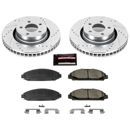 Power Stop 15-19 Ford Mustang Front Z23 Evolution Sport Brake Kit PowerStop