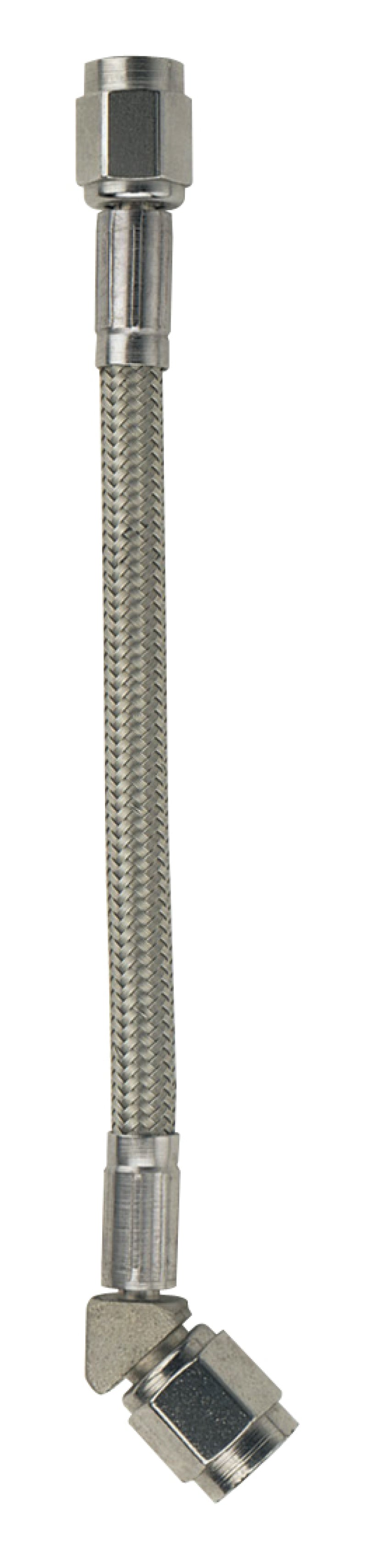 Fragola -3AN Hose Assembly Straight x 45 Degree 20in Fragola