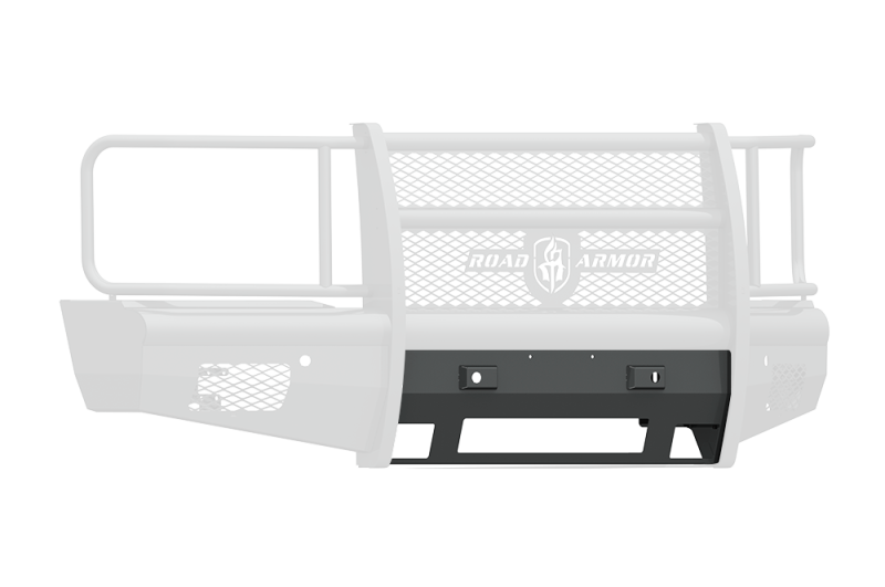Road Armor 15-19 Chevy 2500 Vaquero Front Non-Winch Plate - Tex Blk Road Armor