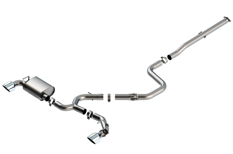 Borla 19-20 Hyundai Veloster N 2.0L I4 MT FWD 2DR 3in ATAK CatBack Exhaust w/ SS Tips - eliteracefab.com