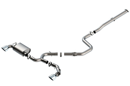 Borla 19-20 Hyundai Veloster N 2.0L I4 MT FWD 2DR 3in ATAK CatBack Exhaust w/ SS Tips - eliteracefab.com