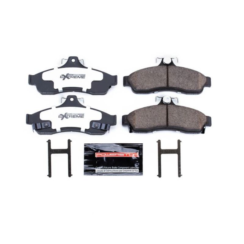 Power Stop 94-96 Chevrolet Caprice Rear Z26 Extreme Street Brake Pads w/Hardware - eliteracefab.com