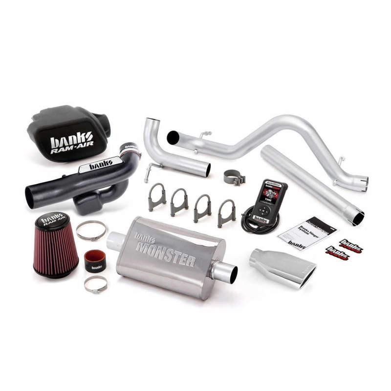 Banks Power 12-14 Jeep 3.6L Wrangler (All) 4dr Stinger Sys w/ AutoMind - SS Single Exh w/ Chrome Tip Banks Power