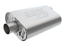 Load image into Gallery viewer, Borla CrateMuffler SBF 289/302 2.5 inch Offset/Center 14in x 4.35in x 9in Oval Muffler - eliteracefab.com