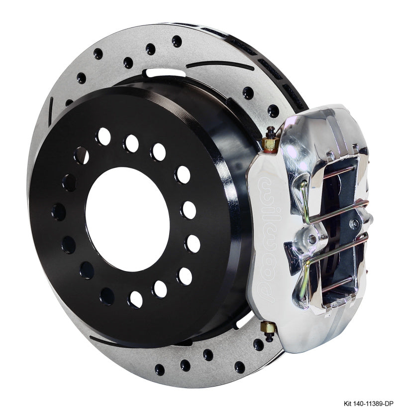 Wilwood Dynapro Low-Profile 11.00in P-Brake Kit Drill-Pol New Big Ford 2.50in Offset Wilwood