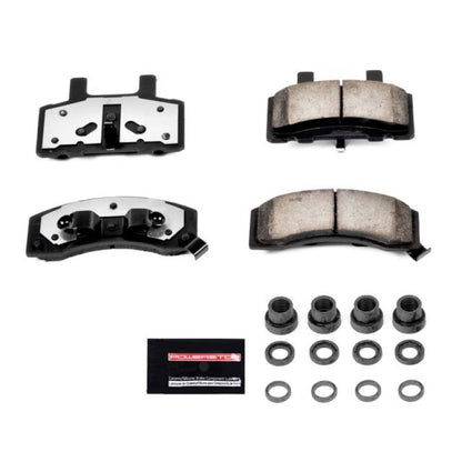 Power Stop 94-99 Chevrolet C1500 Suburban Front Z36 Truck & Tow Brake Pads w/Hardware - eliteracefab.com