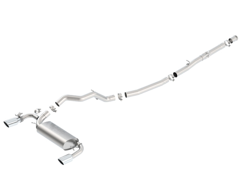 2016-2018 Ford Focus RS Cat-Back Exhaust System ATAK Part # 140730 - eliteracefab.com