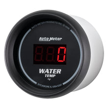 Load image into Gallery viewer, Autometer Black 0-300 F Digital Water Temp Gauge.