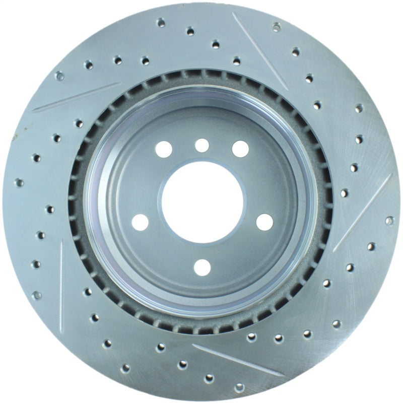 StopTech Select Sport 07-13 BMW 335i Slotted & Drilled Vented Right Rear Brake Rotor - eliteracefab.com