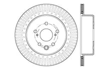 Load image into Gallery viewer, StopTech Lexus 13-15 GS350/14-15 IS350/13-15 GS350H/15 RC350 Left Rear Drilled Sport Brake Rotor - eliteracefab.com