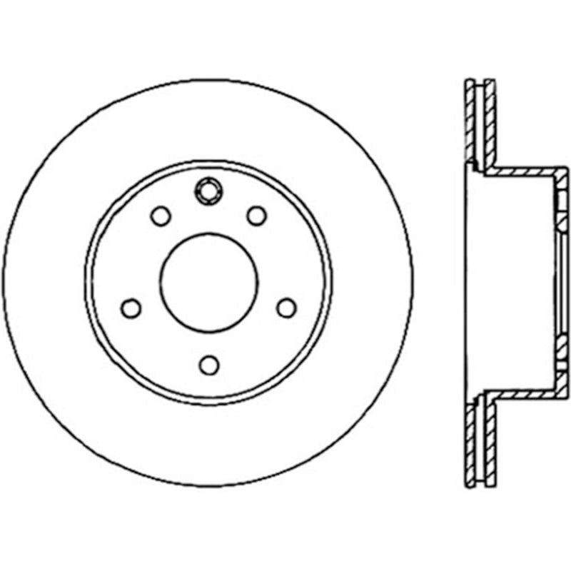 StopTech Power Slot 06-07 350Z / 05-07 G35 / 06-07 G35X SportStop CRYO Slotted Rear Left Rotor Stoptech