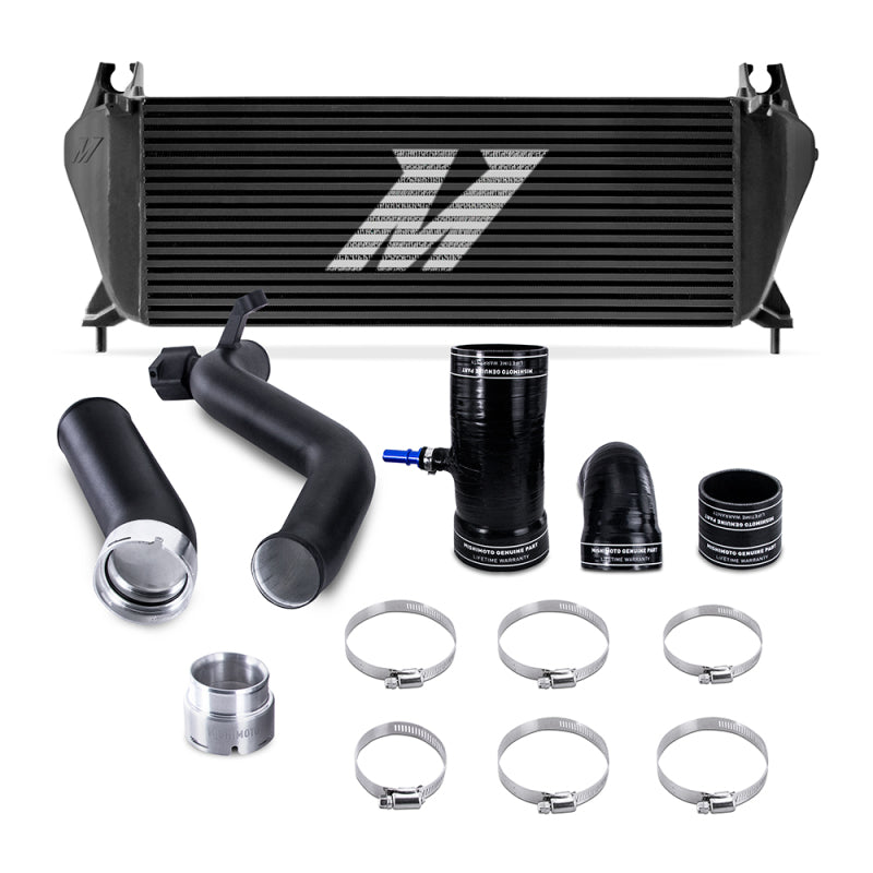 Mishimoto 19+ Ford Ranger 2.3L EcoBoost Intercooler Kit - Black + MWBK Pipes - eliteracefab.com