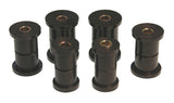 Prothane 81-87 GM K30 Rear Spring & Shackle Bushings (w/ 1 3/8in OD Frame Shackle Bush) - Black