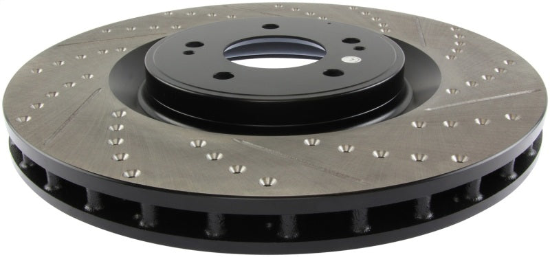 StopTech Slotted & Drilled Sport Brake Rotor - eliteracefab.com