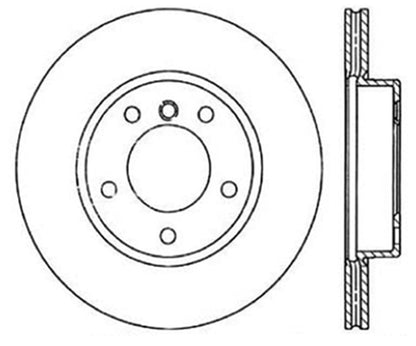 StopTech Power Slot 96-02 BMW Z3 / 03-01/06 Z4 (E86) / 3 Series Front Right Cryo Slotted Rotor Stoptech