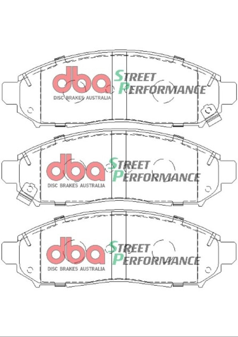 DBA Street Performance Front Brake Pads - DB1835SP DBA