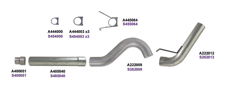 Diamond Eye 5in DPF-BACK AL 2013 DODGE 6.7L CUMMINS Diamond Eye Performance