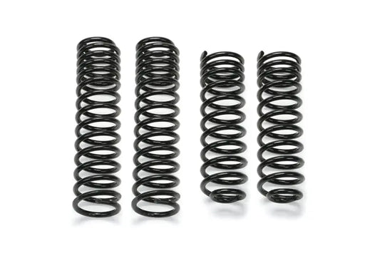 Fabtech 07-18 Jeep JK 4WD 4-Door 5in Front & Rear Long Travel Coil Spring Kit - eliteracefab.com