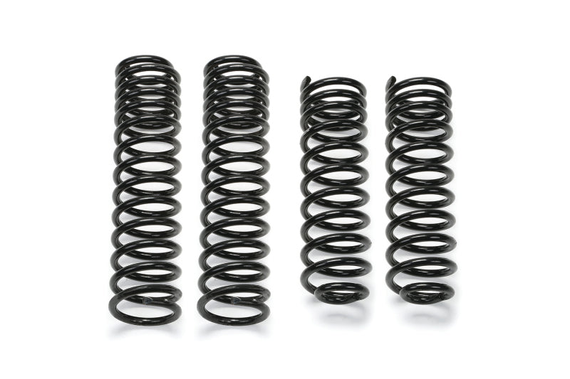 Fabtech 07-18 Jeep JK 4WD 4-Door 5in Front & Rear Long Travel Coil Spring Kit - eliteracefab.com