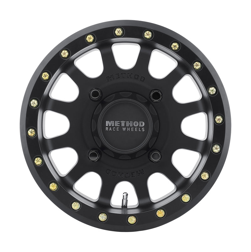 Method MR401 UTV Beadlock 14x7 4+3/+13mm Offset 4x156 132mm CB Matte Black w/BH-H20875 Wheel - eliteracefab.com