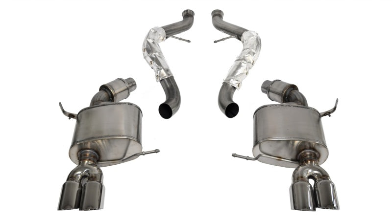 Corsa 08-12 BMW M3 E90 Polished Sport Cat-Back Exhaust - eliteracefab.com