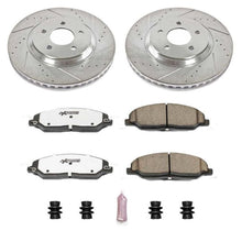 Load image into Gallery viewer, Power Stop 05-10 Ford Mustang Front Z26 Street Warrior Brake Kit - eliteracefab.com