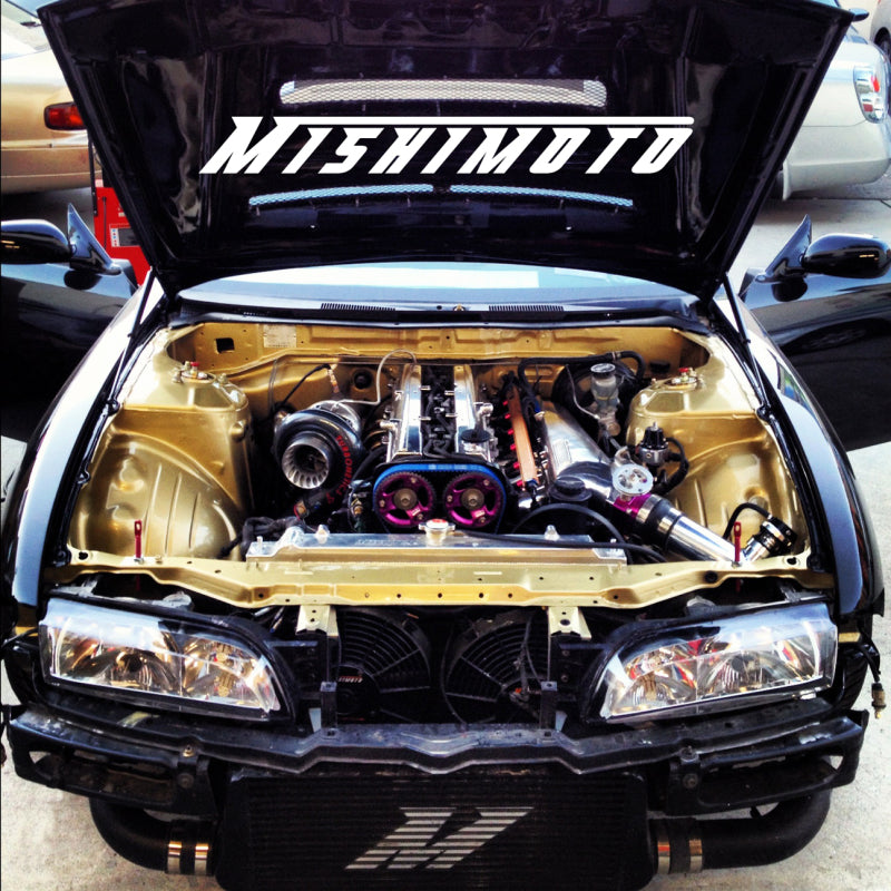 Mishimoto Universal Silver R Line Intercooler Overall Size: 31x12x4 Core Size: 24x12x4 Inlet / Outle - eliteracefab.com