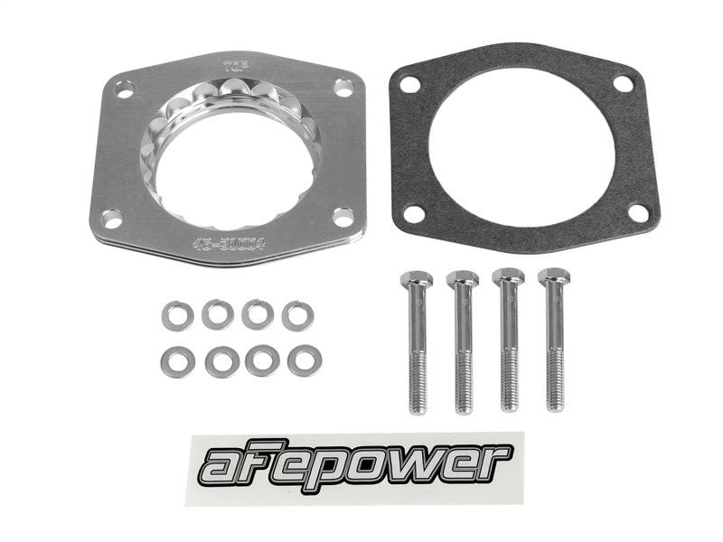 aFe Silver Bullet Throttle Body Spacers BMW M3 (E36) 92-99 L6 3.0/3.2L *96-99 3.2L - 50 State Legal* - eliteracefab.com