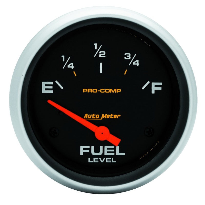 Autometer Pro-Comp 240E/33F Short Sweep Electronic Fuel Level Gauge 5417