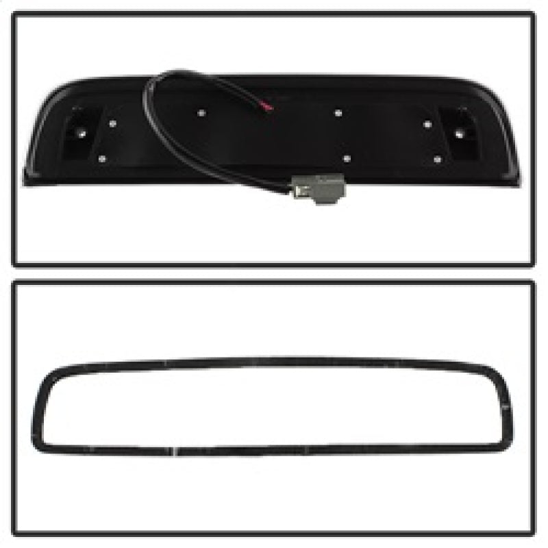 xTune 14-16 Chevrolet Silverado 1500 LED 3rd Brake Light - Smoke (BKL-CSIL14-LED-SM) - eliteracefab.com