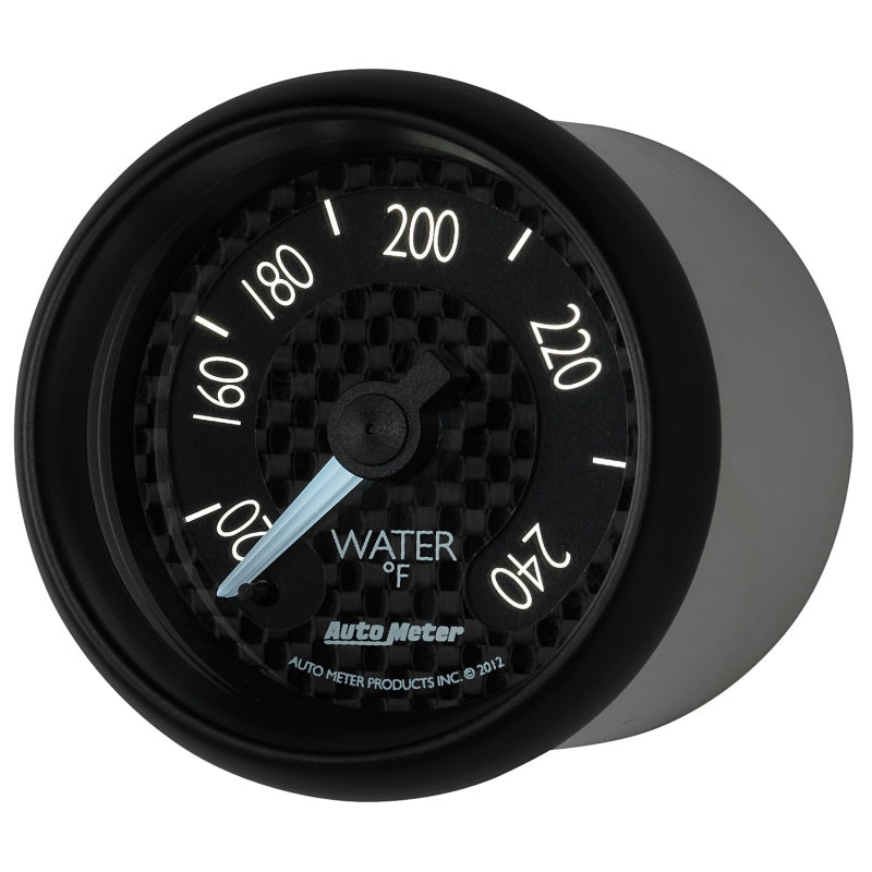 Autometer GT Series 52mm Mechanical 120-240 Deg F Water Temperature Gauge 8032