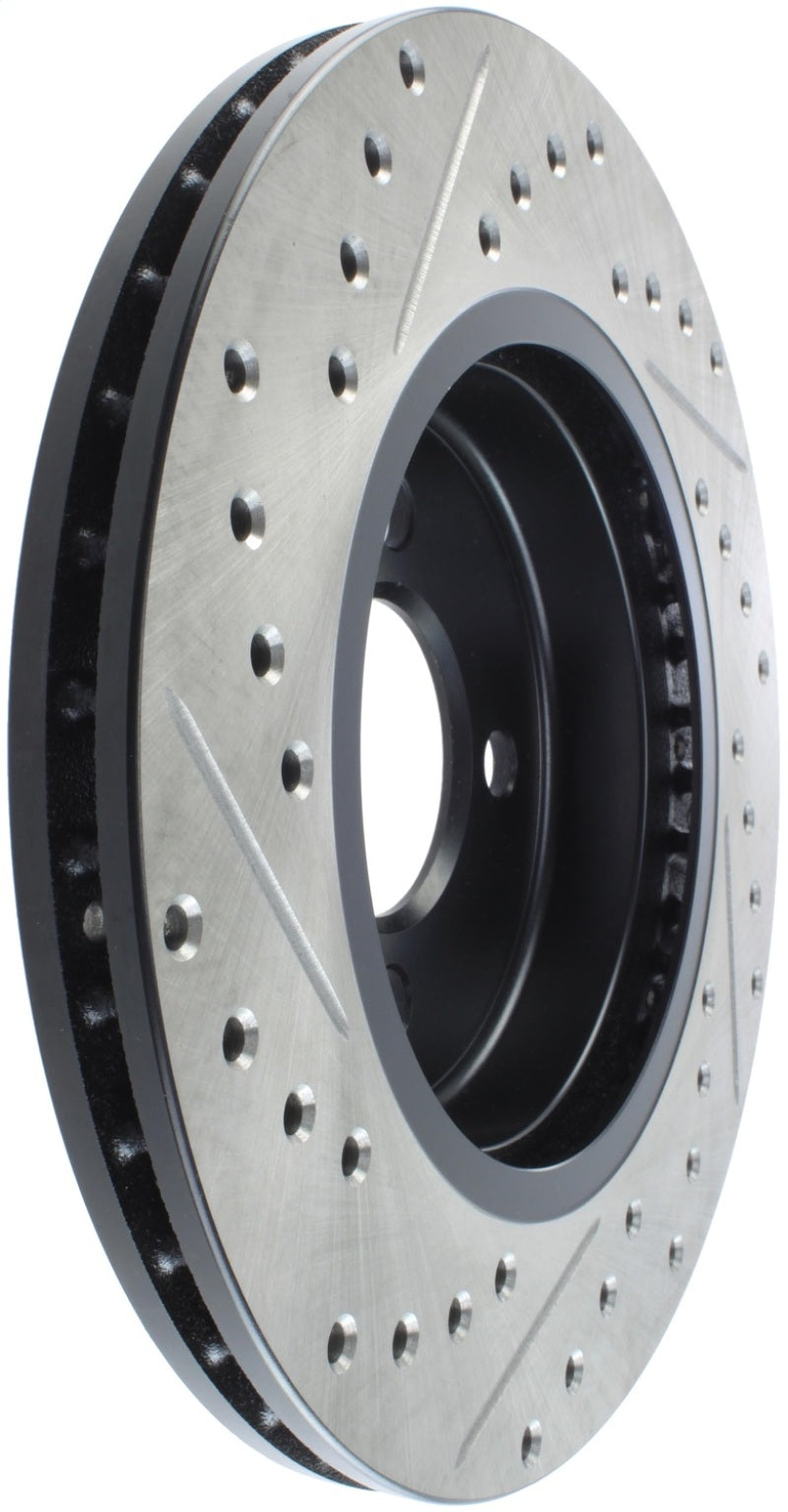 StopTech 02-07 Mini Cooper/Cooper S Slotted & Drilled Left Front Rotor Stoptech