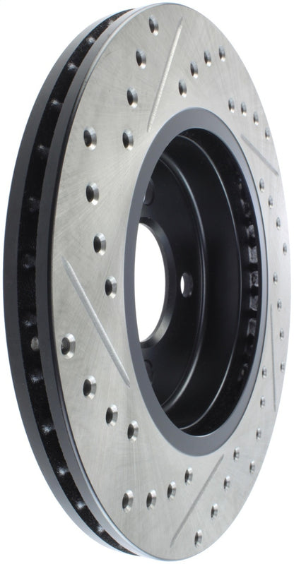 StopTech 02-07 Mini Cooper/Cooper S Slotted & Drilled Left Front Rotor Stoptech