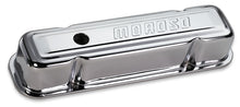 Load image into Gallery viewer, Moroso Pontiac 301-455 Valve Cover - w/Baffles - Stamped Steel Chrome Plated - Pair